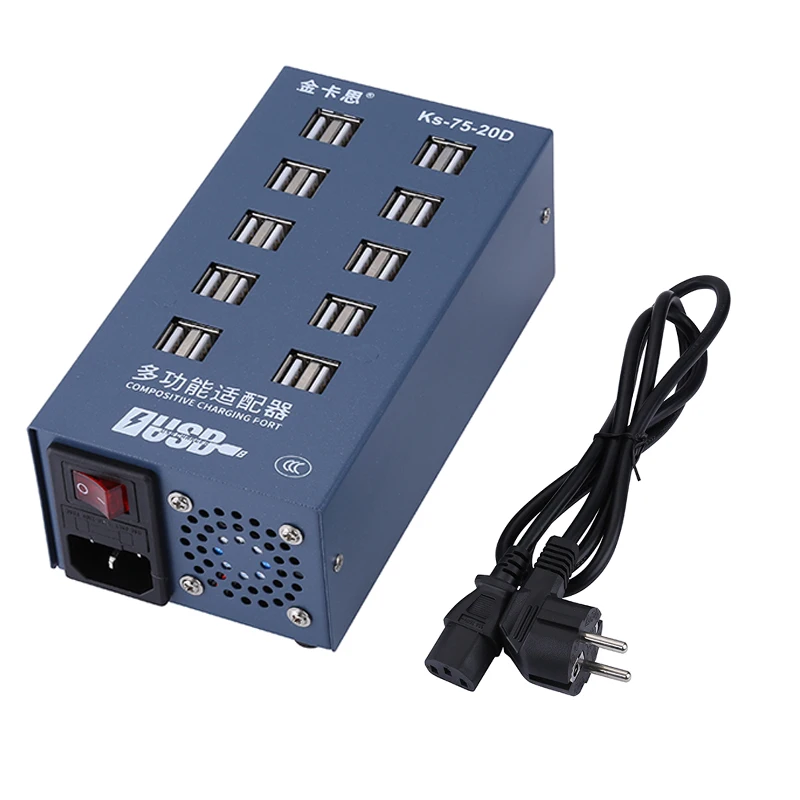 Зарядное устройство с 20 USB портами 220 В|Наборы ручных инструментов| |