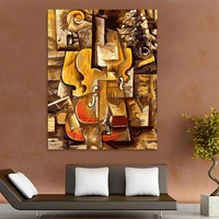 coloring by numbers picasso violin digital paint by numbers abstract oil painting modular painting modern home decor canvas art
