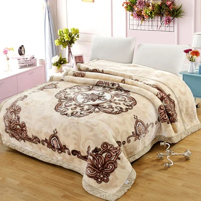 Style A На по выгодной цене с доставкой, весом более 2 кг-6 кг одеяла Raschel, 2 слоя двухслойные ходы одеял мягкая кровать для чехла с blkt вельветовое одеяла в Китае - Цвет: Style A