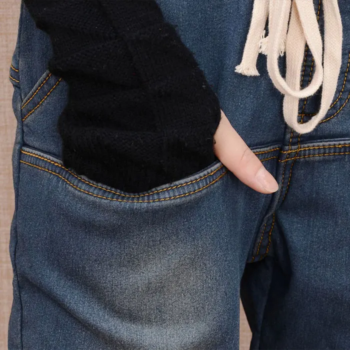 

Winter Warm Jeans Women Thicken Fleece Skinny Harem Pants Trousers Elastic Waist Denim Trousers Plus Size Pants/jeans feminino