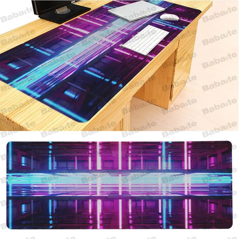 Lock Edge 30X90cm Babaite Винтаж геймер играть коврики Lockedge Мышь pad Размеры для 40x90 см компьютер Мышь коврик - Цвет: Lock Edge 30X90cm