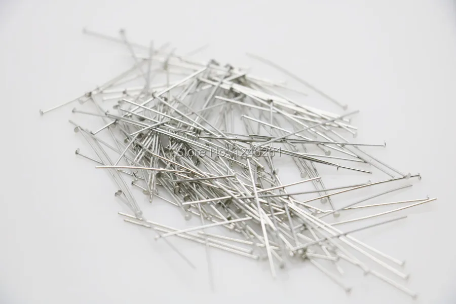 Металлические металлические фитинги для аксессуаров 30 шт. плоские иглы