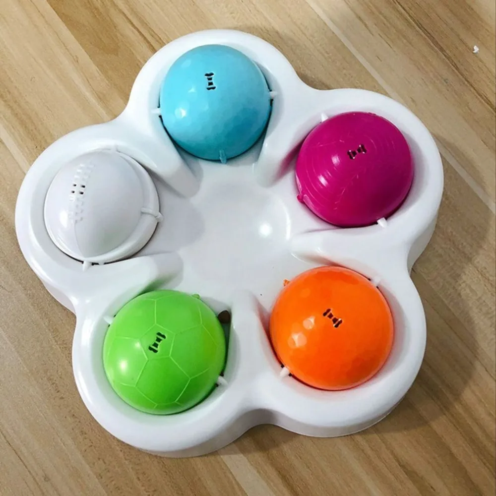 Умные игрушки для домашних животных IQ кот собака интеллект развивающий шарик
