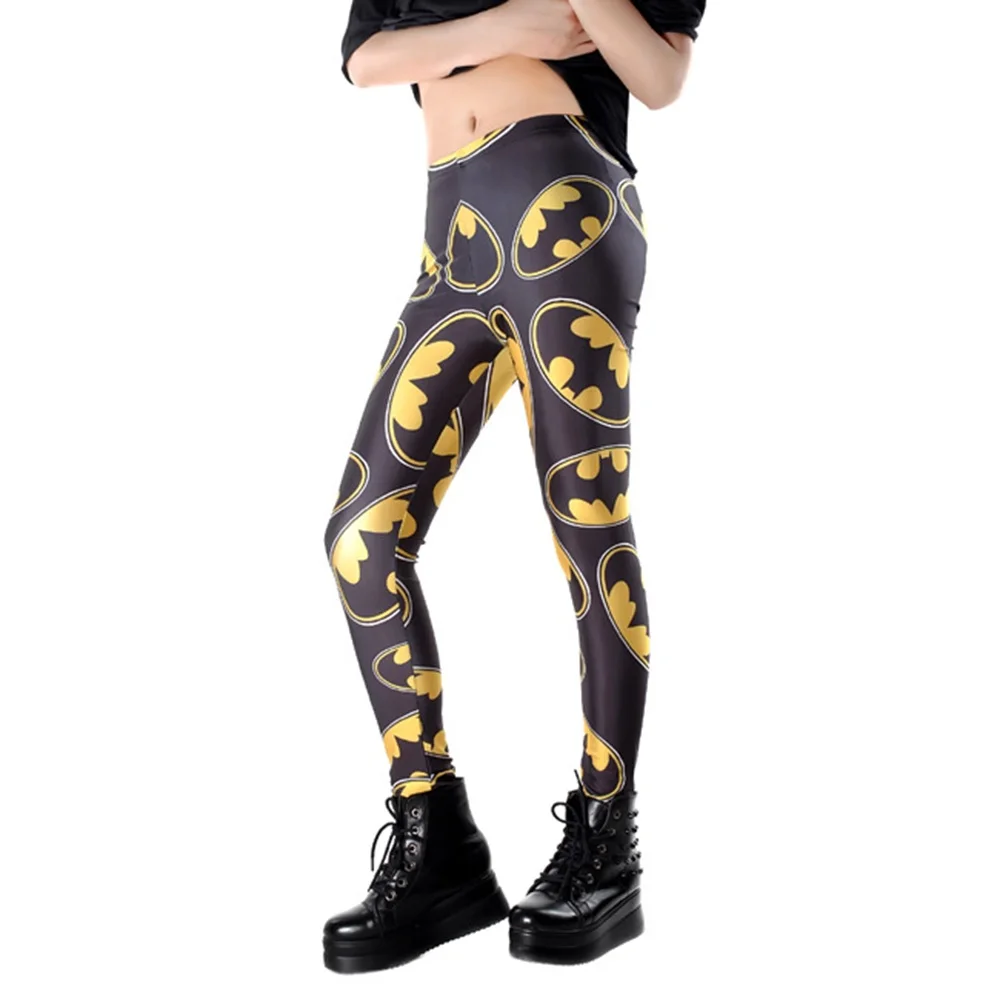 

New Batman Leggings Breathable Spandex Fitness Leggings For Women Digital Printed Sport Joggings Pants Plus Sizes Women Leggings