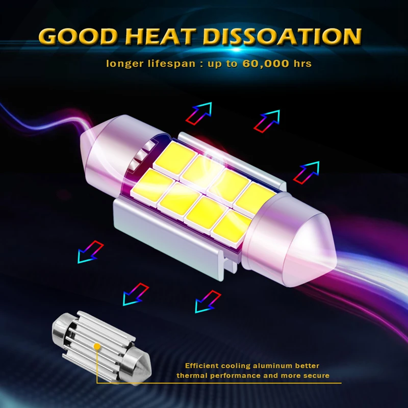 Светодиодсветодиодный лампа CanBus C5W C10W 31 мм 36 39 42 2835|interior light|car interior lightinterior car lights |