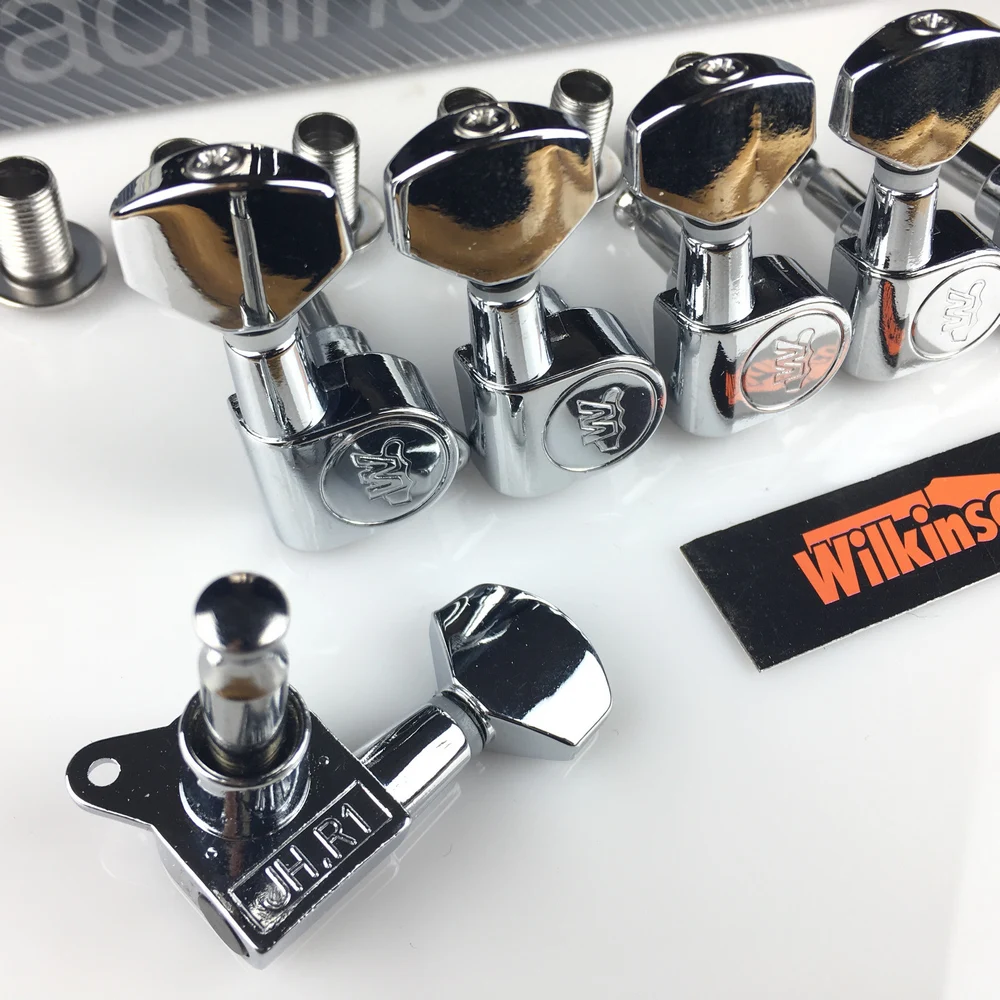 Wilkinson WJ-07 головки электрогитары тюнеры для ST или TL хром серебро колышки(с упаковкой