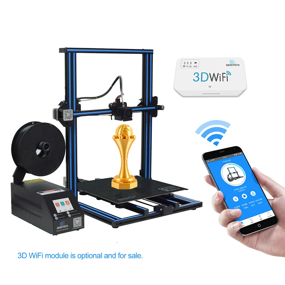 3D принтер GEEETECH A30 DIY с 320*320*420 цветной сенсорный экран Датчик накаливания FDM CE|diy 3d