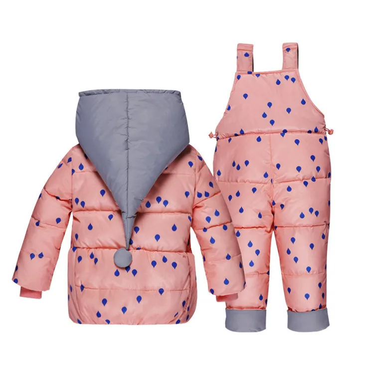 Sardiff Brand children Winter Duck Down Outwear baby Snowsuit infant girls boys Clothing Set hooded kids snowsuits babysuits | Детская