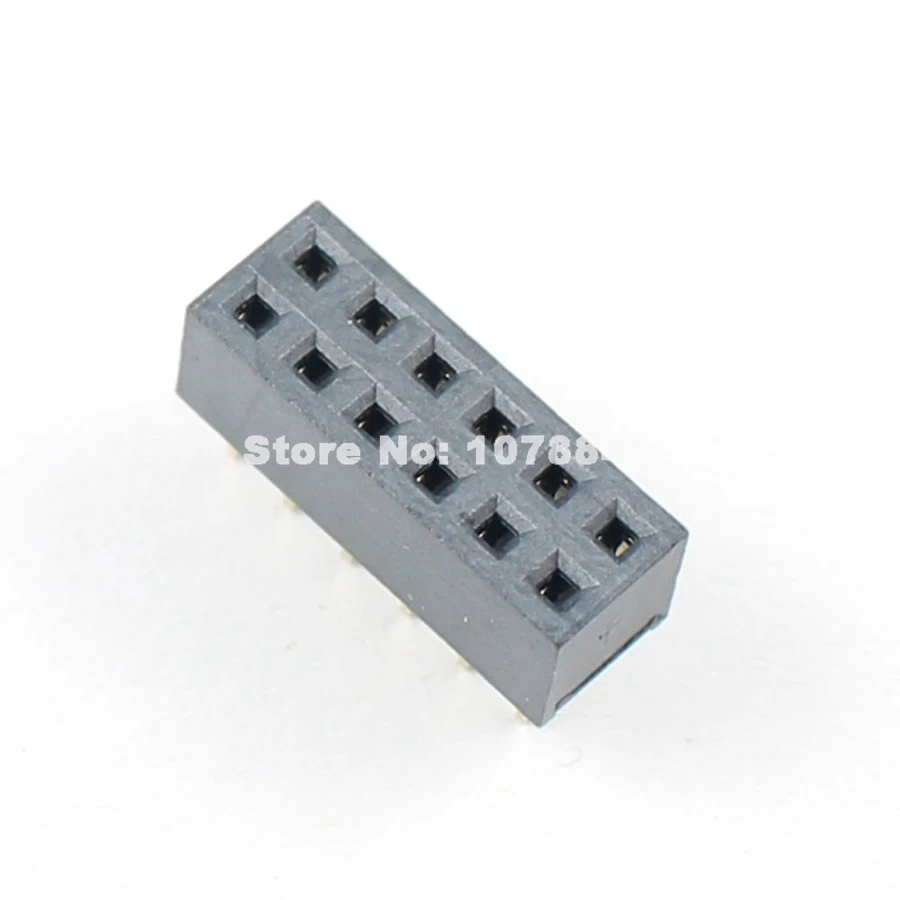 20 штук 2 мм 0 Шаг 2x6 Pin 12 контактный разъем Dual прямые заголовок полосы H = 4 3 мм|pin strip