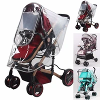 pvc universal baby stroller accessories rain cover wind dust shield baby carriage pushchairs waterproof protect cover