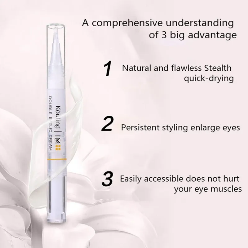 Невидимый стойкий клей для двойных век женский модный профессиональный