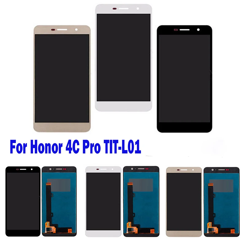 100% Новый 5 0 ''с рамкой дисплей для Huawei Honor 4C Pro TIT L01 ЖК сенсорный экран дигитайзер