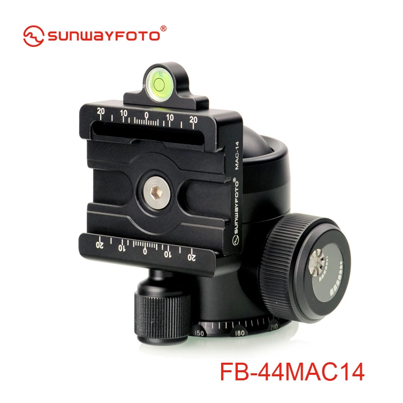 SUNWAYFOTO FB-44MAC14 Tripod head for Manfrotto QR Plate Ballhead Aluminum Monopod Panoramic Ball Head | Электроника