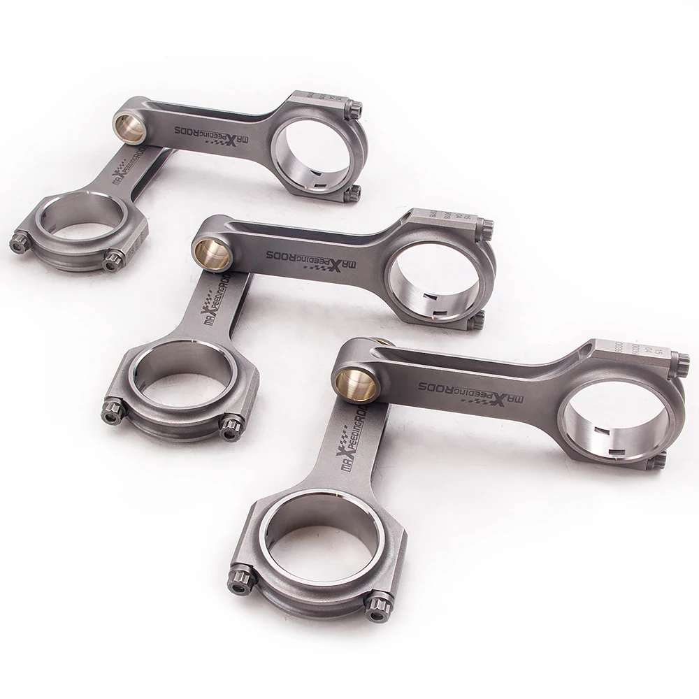 

6 pieces con rods Forged Connecting Rods 152mm for Toyota Supra Soarer MK3 7MGTE 7M-GT Rod ARP Boltsforged pistons crankshaft