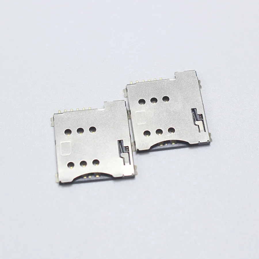 5 шт./лот разъем для sim карты Micro SIM 6P 6 контактный держатель памяти адаптер