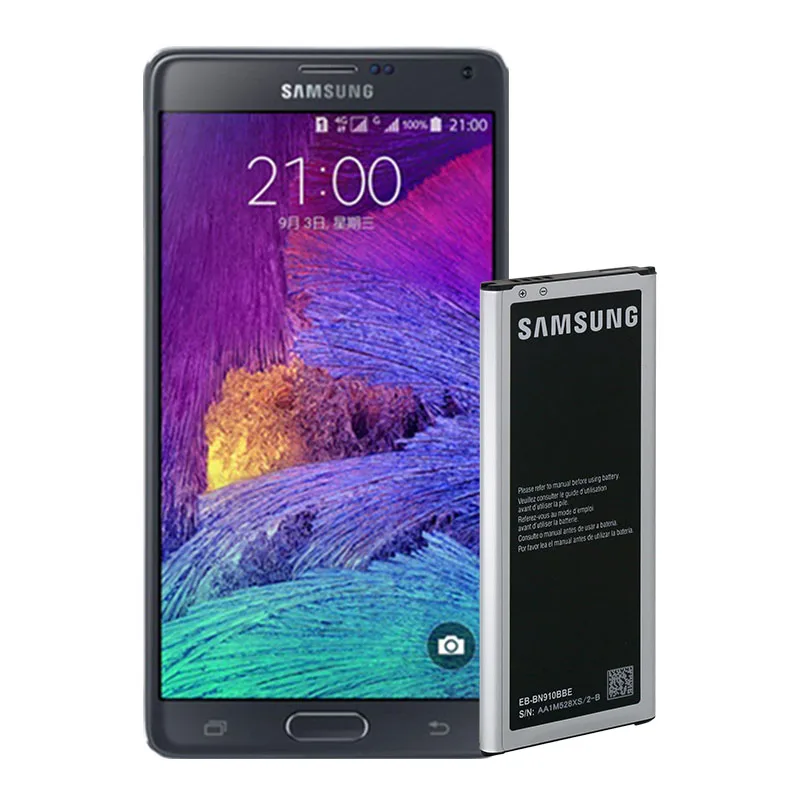 Оригинальный samsung Note4 батарея для Galaxy Note 4 N910 N910F N910A N910V N910P N910T N910H EB BN910BBE 3220 мАч с