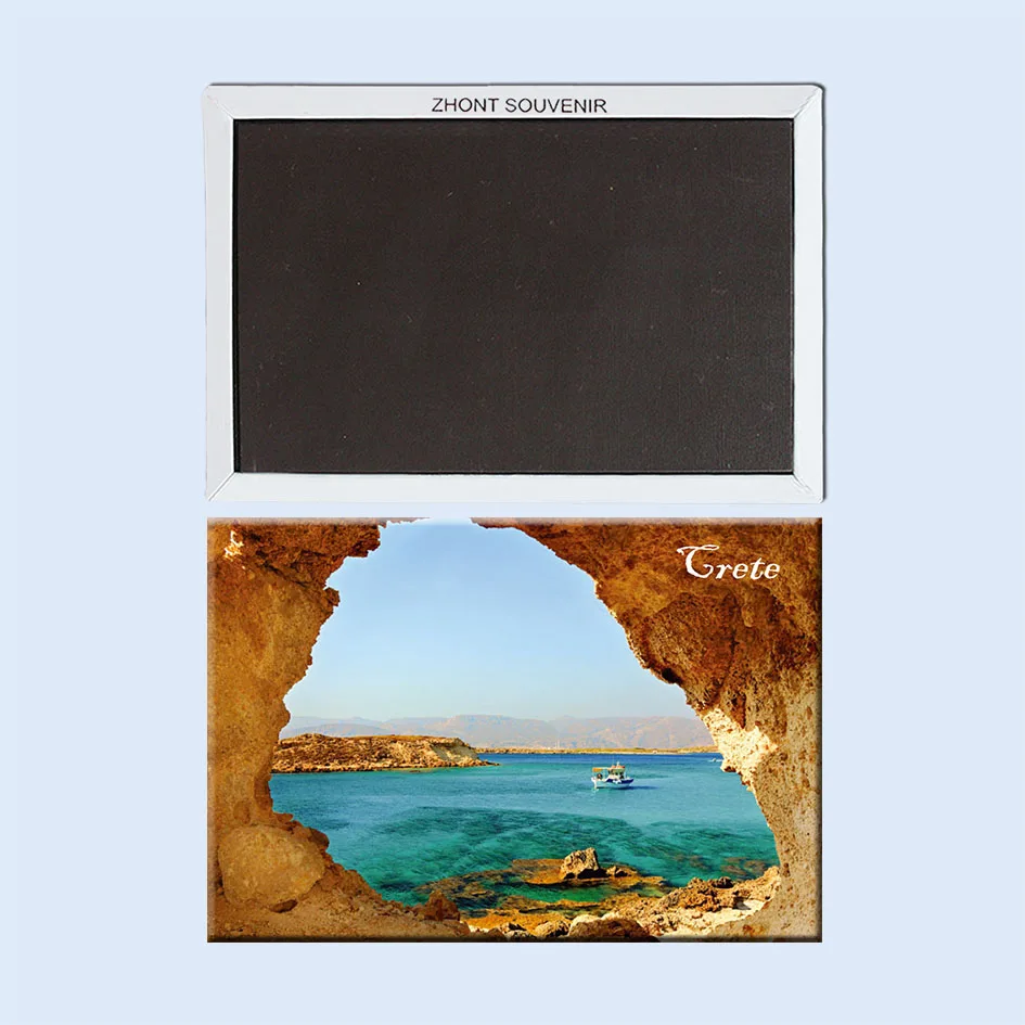 

Магниты на холодильник с изображением Крита, Средиземноморского моря, 21685, туристический подарок для отпуска