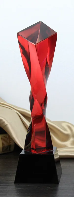 23 см Твист кристалл приз Кубок креативный индивидуальный призовой рекламный