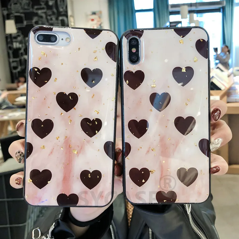 SYCASE New Luxury Epoxy Retro Love Shell For Huawei Nova 2s 3i 4 nova 3 3e nova4 P20 Pro Case Anti-knock Stand Cover Women |