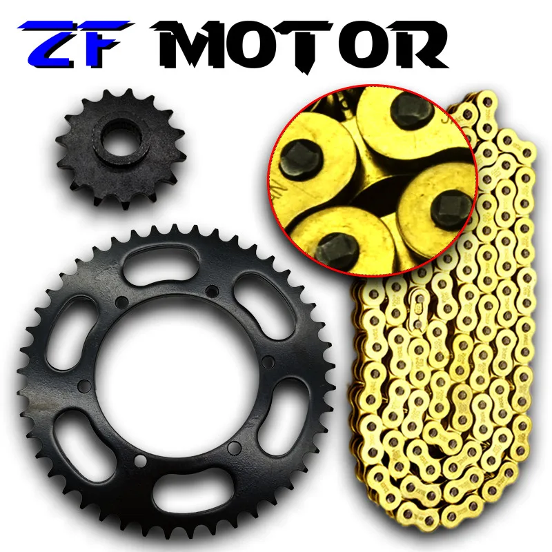 1 комплект аксессуары для мотоциклов передняя и задняя звездочка цепи 520HV 120L цепь