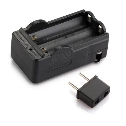 Chargeur US Charge Accus Batterie Pile Перезаряжаемый 18650 + адаптер EU | Электроника