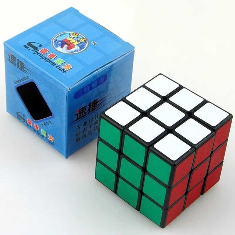 Sheng Shou Agile три шага Magic Neo Cube Matting Black 3x3x3 Compete Speed оригинальные детские игрушки для