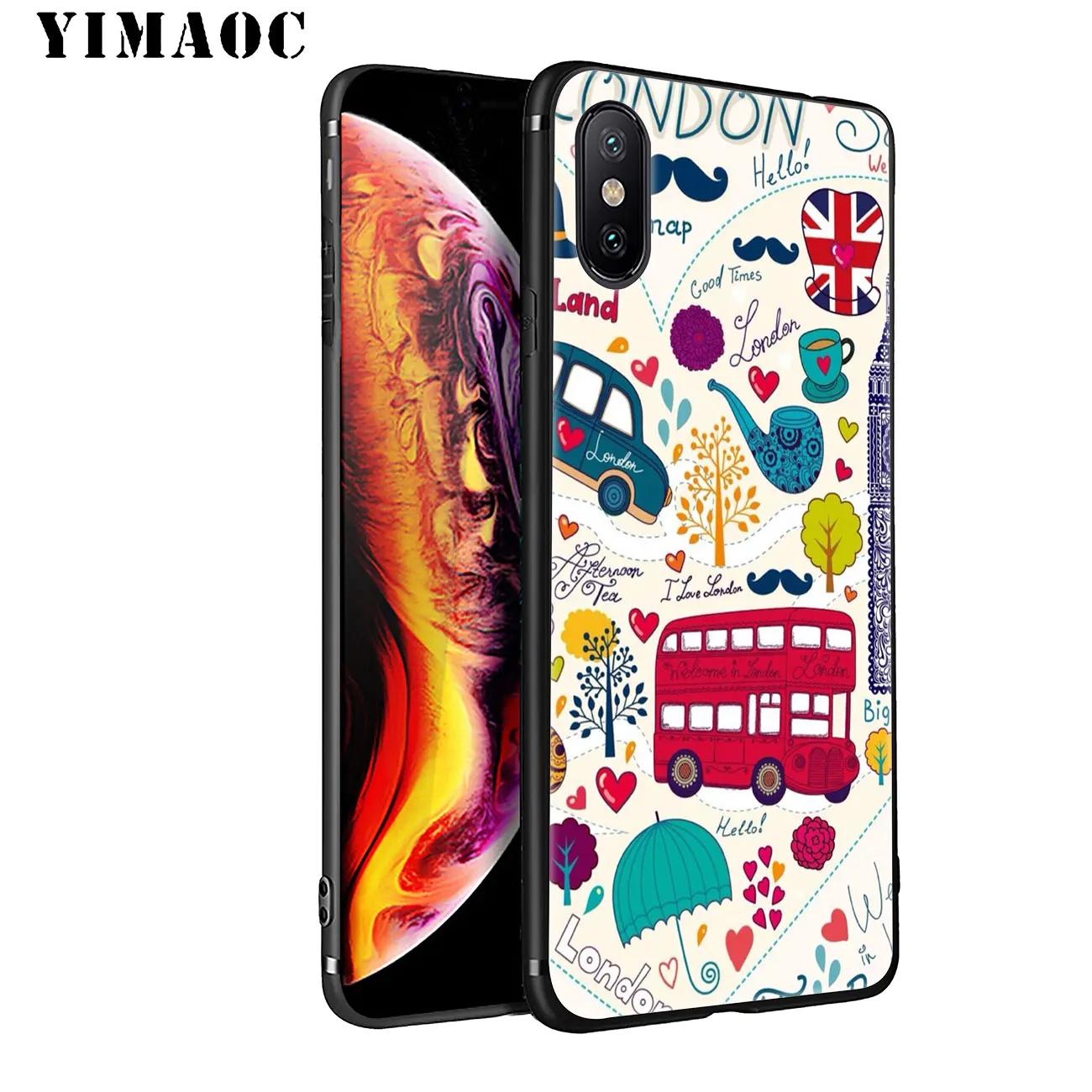 Мягкий силиконовый чехол YIMAOC с изображением Парижской Эйфелевой башни для iPhone 11