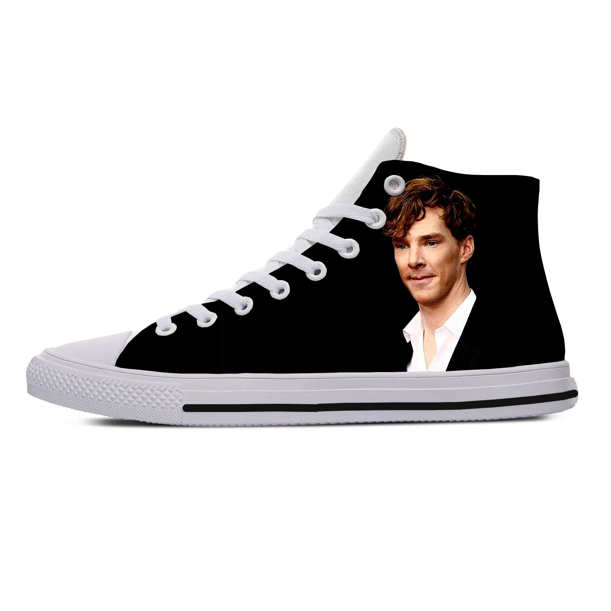 Мужские/женские высокие кроссовки benedict cumberbatch повседневная обувь с 3D принтом