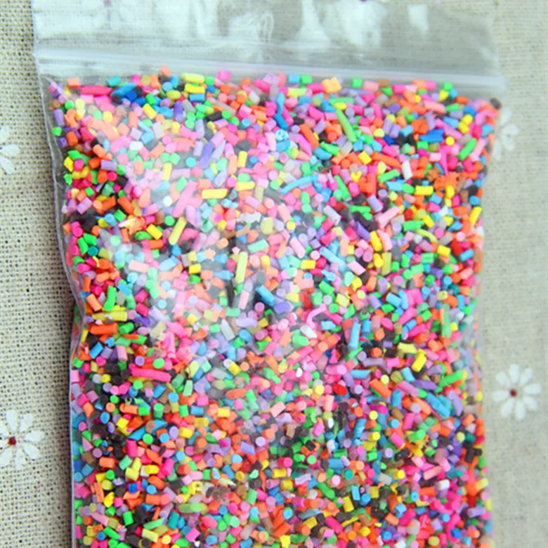 

100g polymer clay Simulation Chocolate silk cake decoration accessories arcilla corn toy Bread crumbs molds kids toys