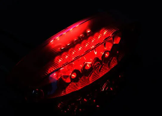 Motorcycle LED MSX Running Rear Brake Stop Tail Light License Plate Refit Red Case | Автомобили и мотоциклы