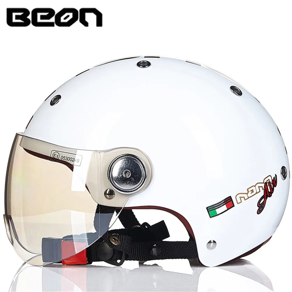 BEON Мода moto rcycle шлем Чоппер Половина лица винтажный Casque Casco мото cicleta Capacete шлемы