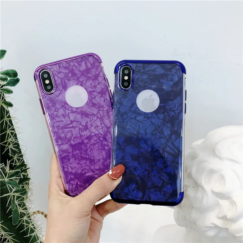 Marble Glitter Case For iphone X XS MAX SE 5 5S 6 6s 7 8 Plus Soft TPU Cover Full 360 Back XR Phone Cases |