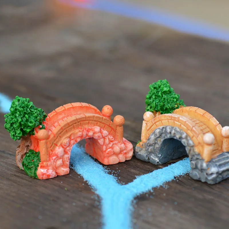 Миниатюрный мост полимер для поделок Сделай Сам фигурки миниатюрные