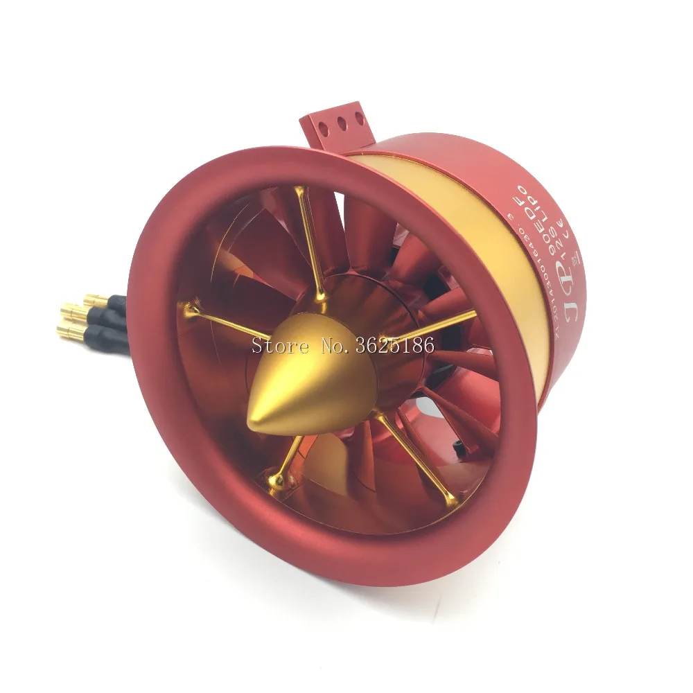 1 шт. RC Air Plane 50 в 7100 а 9 3 Вт 120 кг JP 5060 мм EDF Ducted Fan 12 лопастей с двигателем кв | Игрушки и