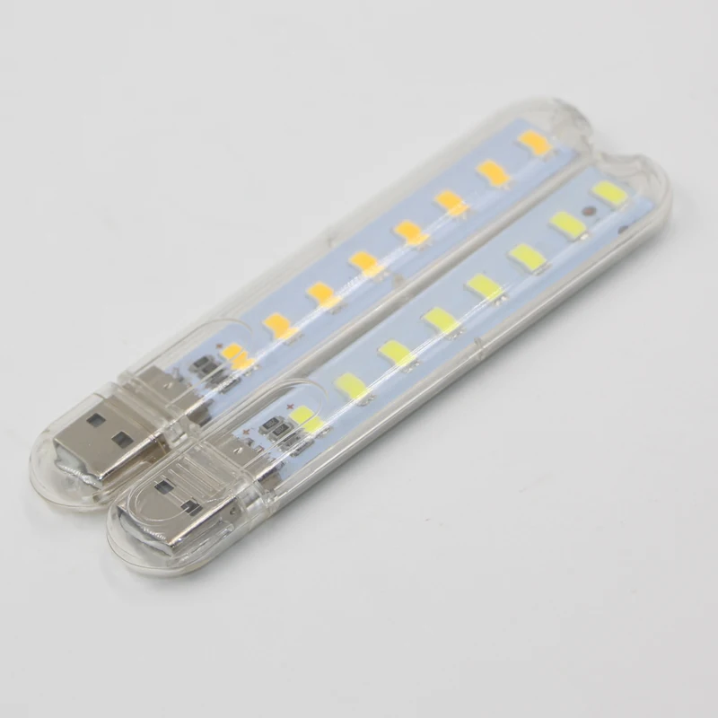 Портативный USB LED ночник 3 8 брелок 5V настольная лампа для чтения Кемпинг книга