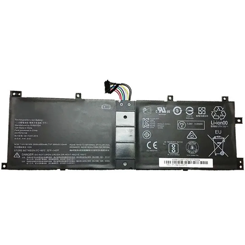 Аккумулятор для ноутбука Lenovo Miix 7 68 520 510 12IKB LH5B10L67278 5B10L68713 5B10L67278 дюймов XINbox в 38 Вт ·