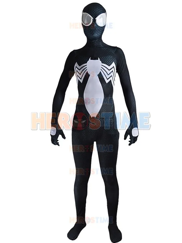Новый черный костюм Человека-паука Venom Symbiote 3D принт Человек-паук косплей