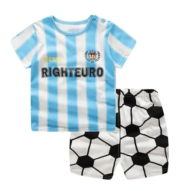 Baby Girl Toddler Boy Summer Clothes Sets Infant Clothing Outfits For Kids Little Unisex Set Cute TShirt Shorts 2 Piece | Детская одежда