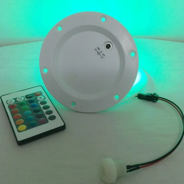 Беспроводной цветной RGB перезаряжаемый с боковой зарядки кабелем светодиодные