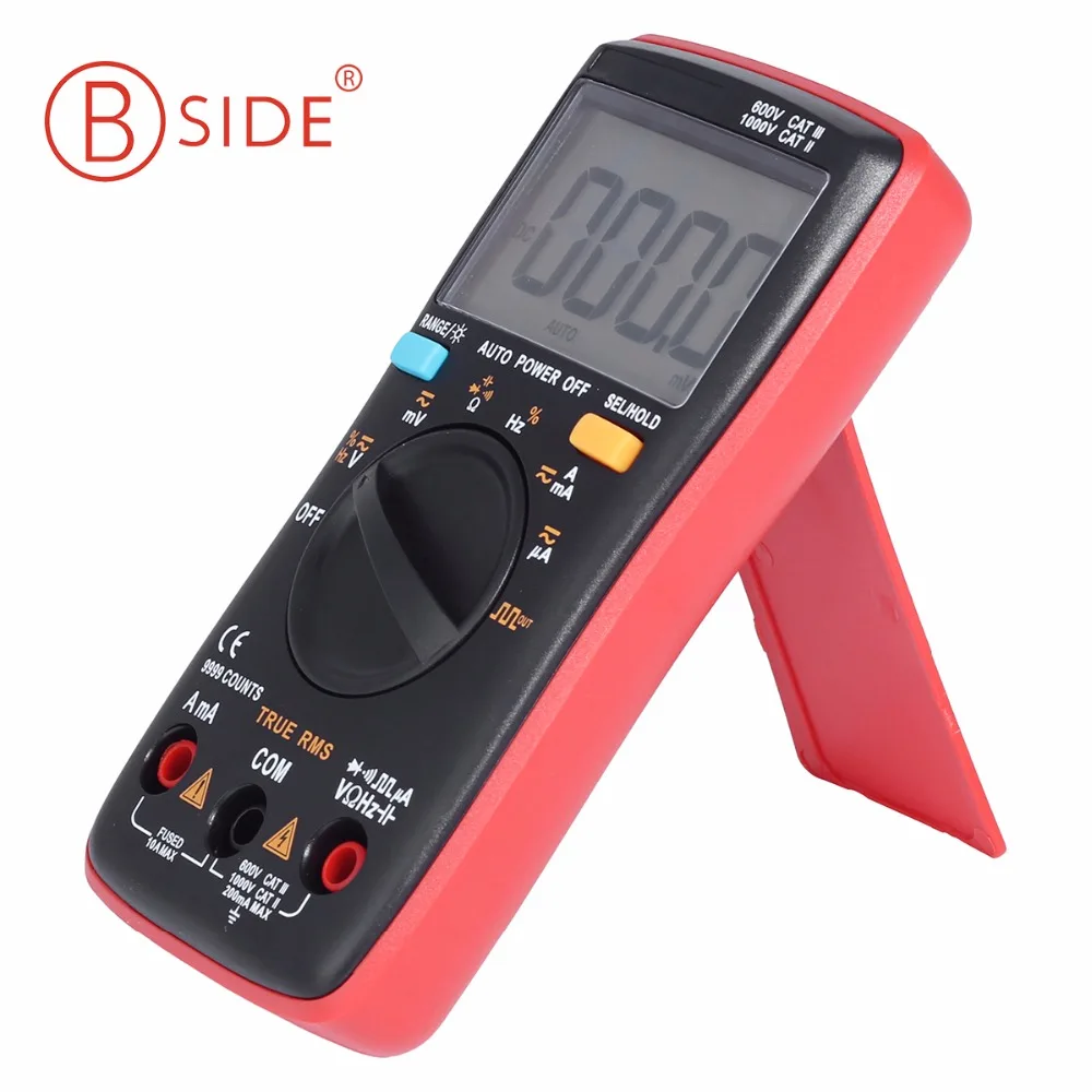 Профессиональный практичный Цифровой мультиметр BSIDE ZT109 9999 отсчетов True RMS