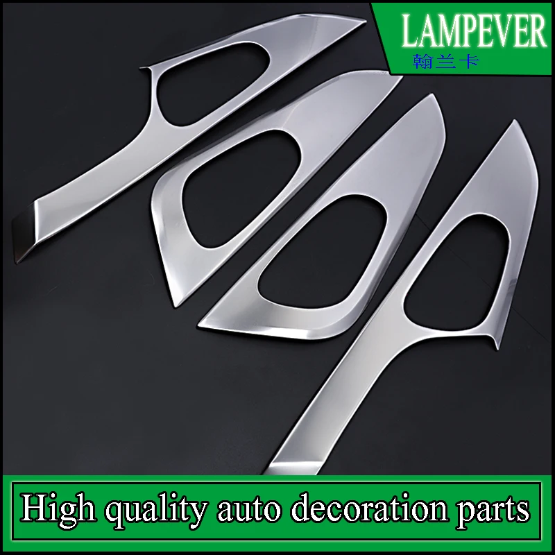 Car styling Interior Door Handle Bowl Cover Trim Decoration Frame Sticker For Nissan Qashqai 2015 2016 J11 Accessories | Автомобили и