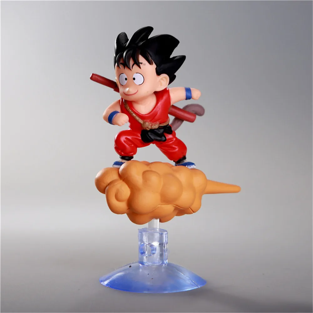 Аниме семь Dragonball Flight Goku Action Figure присоска автомобильные аксессуары Shake мультфильм