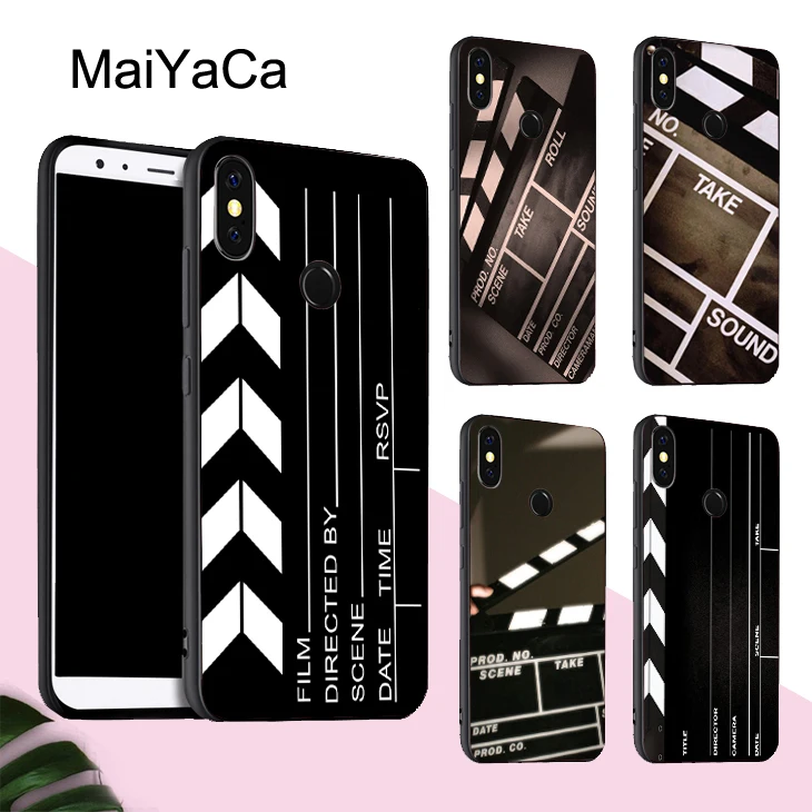Чехол MaiYaCa Film Clapperboard Clapper Board для POCO X3 F2 Pro чехол Red mi Note 8 8T 7 9 9S 9A 9C Mi 10 Lite A3|Бамперы| |
