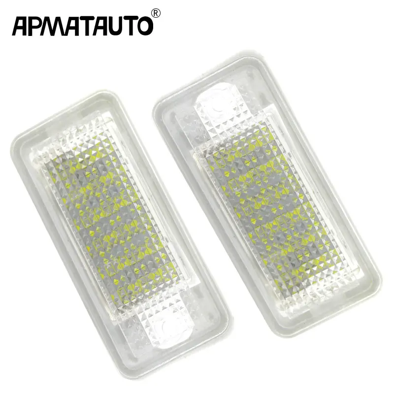 2x Canbus Светодиодная подсветка номерного знака Лампа для Audi A3 A4 S4 RS4 B6 B7 A6 RS6 S6 C6 A5 S5 2D