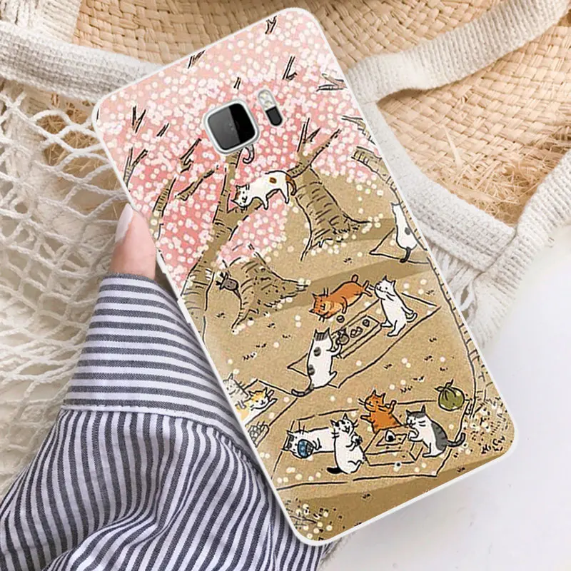 5.7&quot for HTC U Ultra Clear Soft Silicon Full Protective Dog Cat Back Cover Ocean Note Ultrathin TPU Protector Cases |