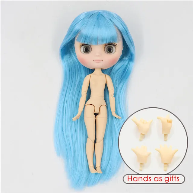 Фабрика blyth middie кукла 1/8 bjd 20 см матовое лицо шарнирное тело милая игрушка подарок для девочки - Цвет: matte face N