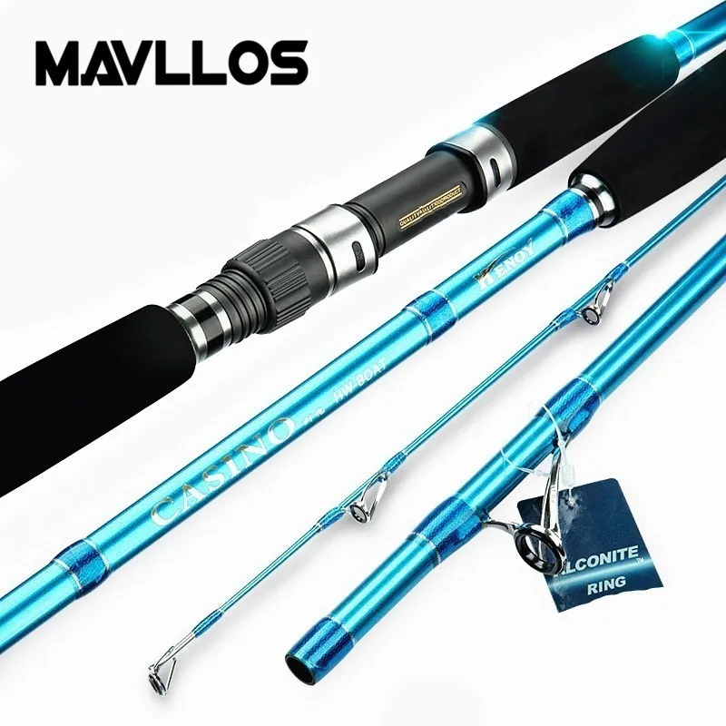 Mavllos приманка вес 80-300 г сверхтвердая лодка удочка 2 1 м Быстрая 10-25LB морская