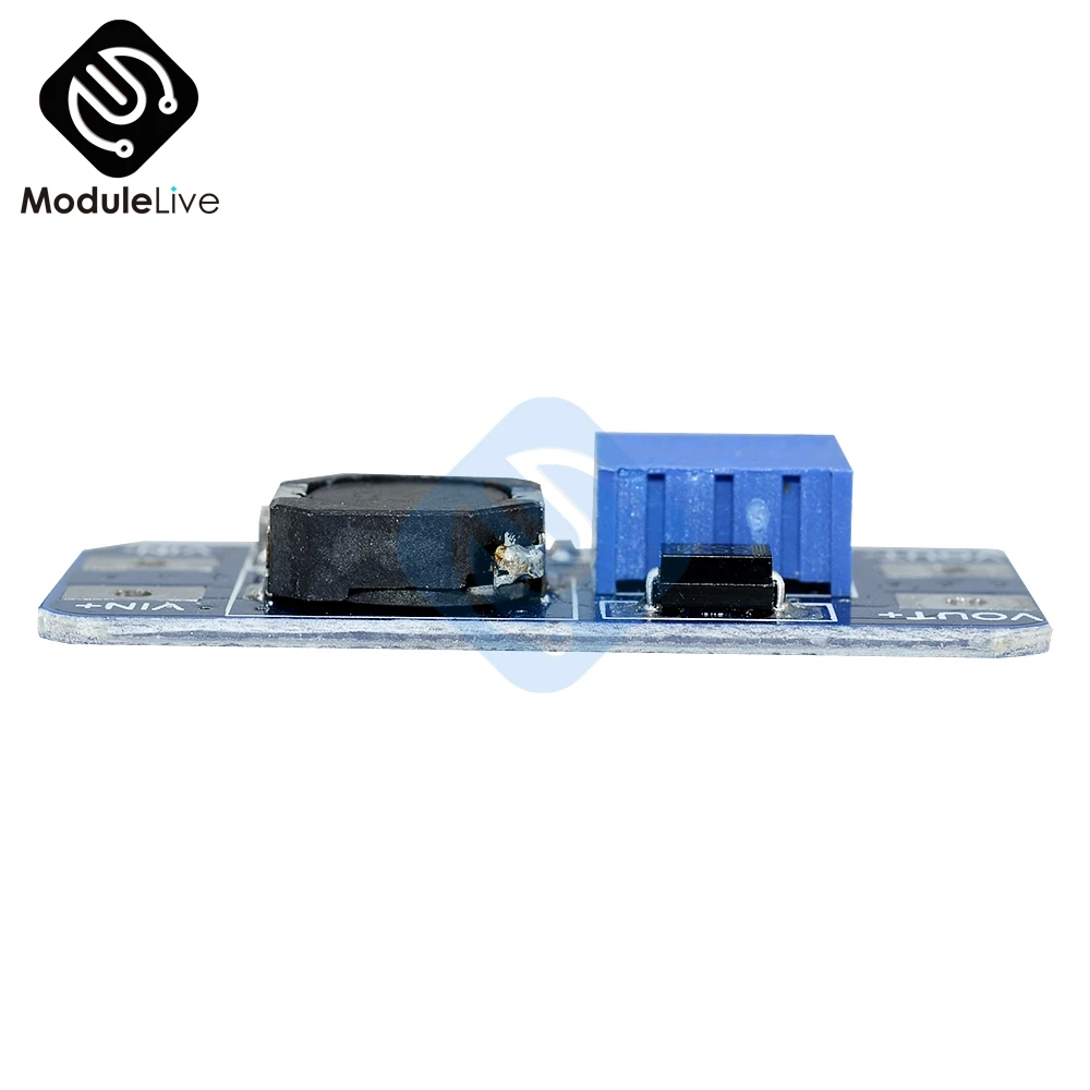 100 шт. MT3608 DC-DC конвертер для Arduino доска Boost усилитель Макс выход 28В 2A Мощность модуль Мощность Удлинительный модуль