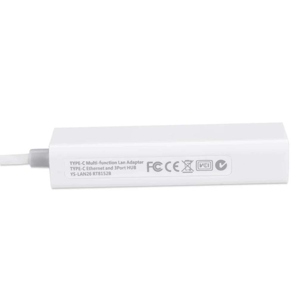 Хит продаж 2019 USB3.1 Type-C на 3 порта USB концентратор с RJ45 Lan адаптером для Apple Macbook DOY |