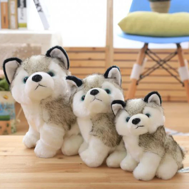 

Nooer Baby Appease Cute Husky Dog Plush Toy For Children Kids Kawaii Soft Animal Husky Dog Stuffed Doll Birthday Kids Gift